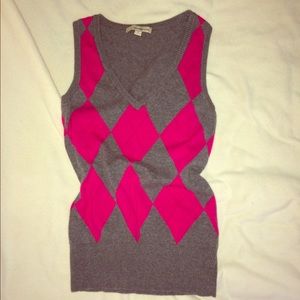 Argyle sweater vest